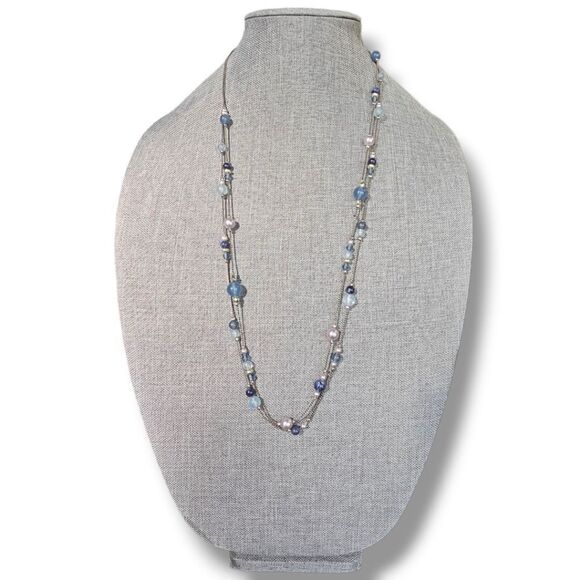 Serene Shores Double Strand Beaded Necklace (NWOT) - Picture 10 of 16